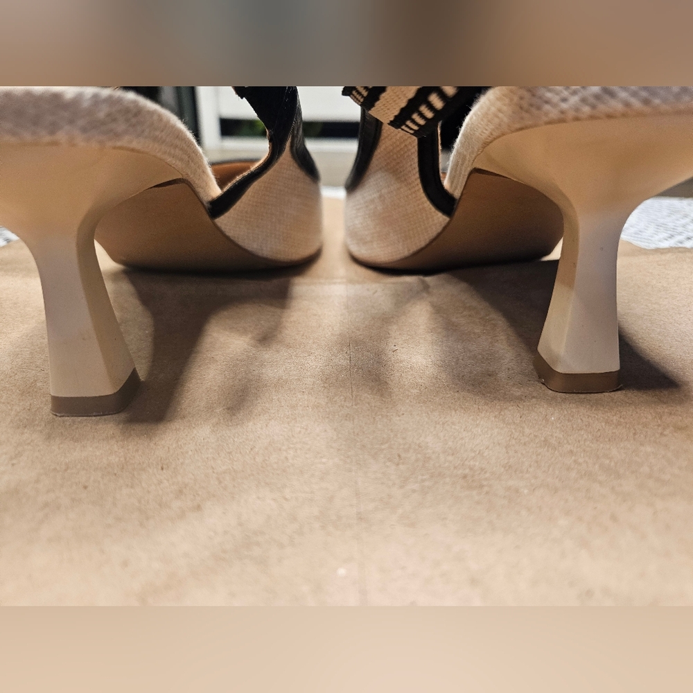 Steve Madden BRI Natural Multi slingback pumps. Size 7.5 - Picture 5 of 10